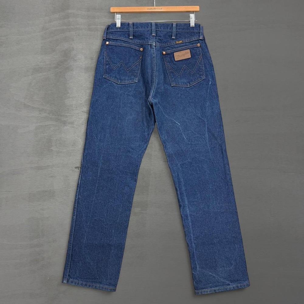 Vintage Wrangler 13MWZ Cowboy Cut Jeans Blue Denim USA Made 30 x 30